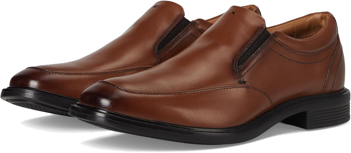 Nunn Bush Stark Moccasin Toe Slip-On Leather Dress Casual Business Formal Loafers