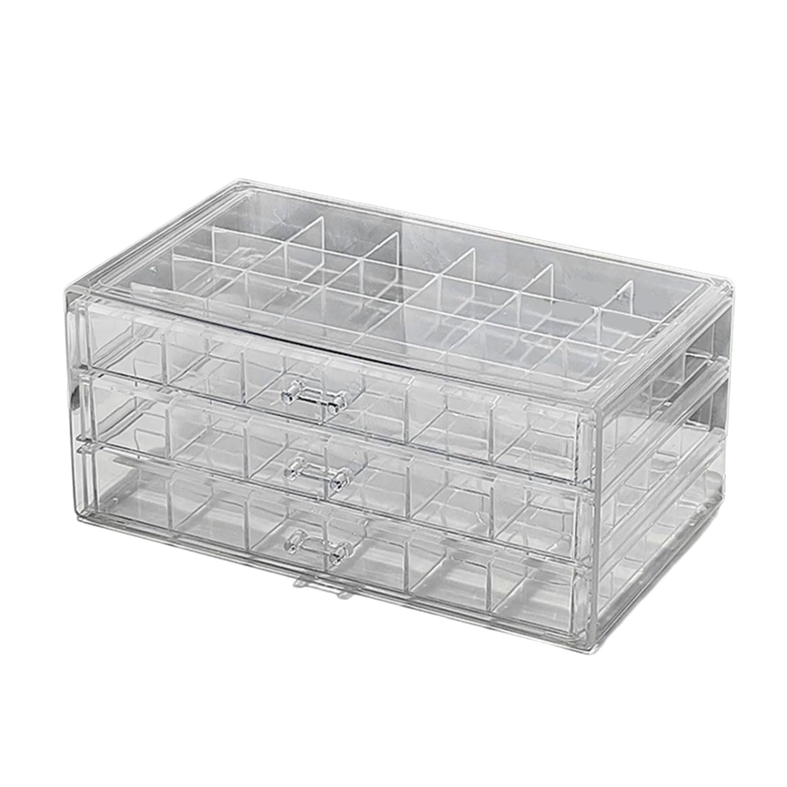 JTQYFI Practical Jewellery Organiser for Earrings Rings Necklaces Jewelry Storage Container with Multiple Compartments Jewelry Storage Box