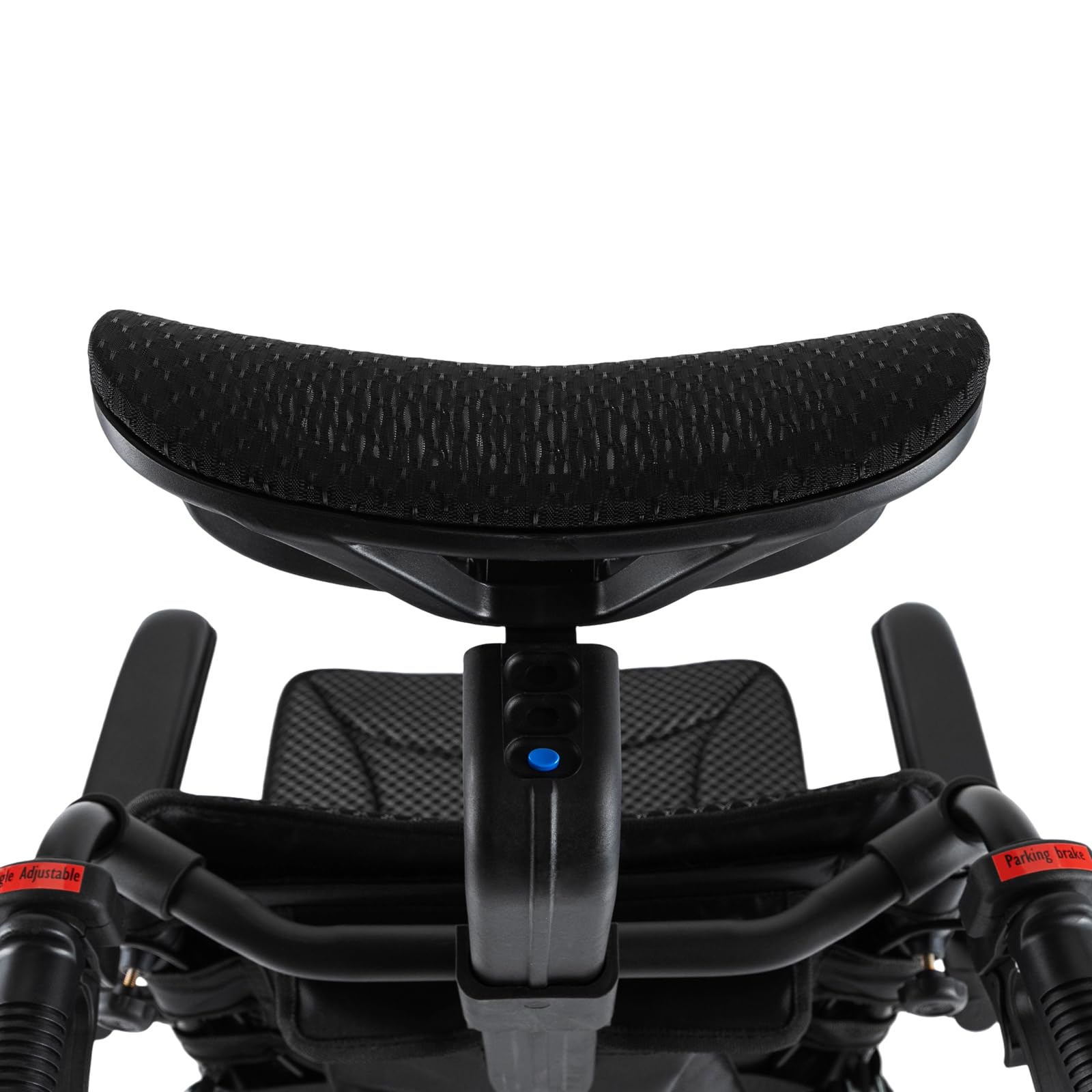 Silla de ruedas reclinable para adultos, respaldo 90°-175°, ligero, plegable, 130 kg, con reposacabezas y cinturón de seguridad, silla de ruedas plegable para grupos con movilidad reducida