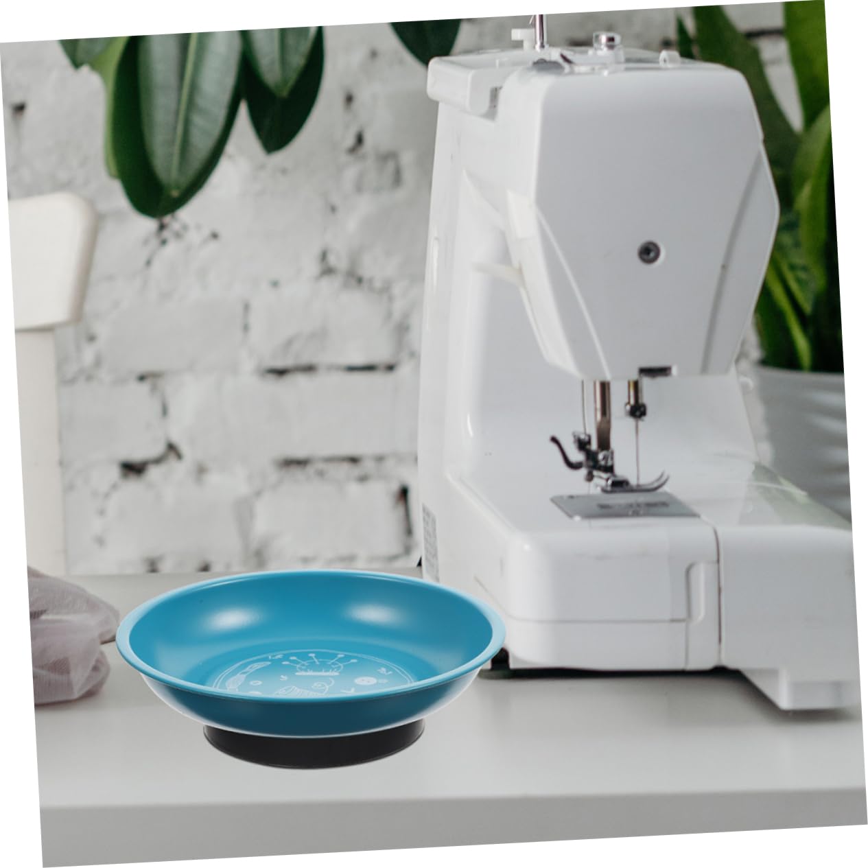 Packung Magnetische Nadelbox als Nähnadel Organizer, Blau Gelb