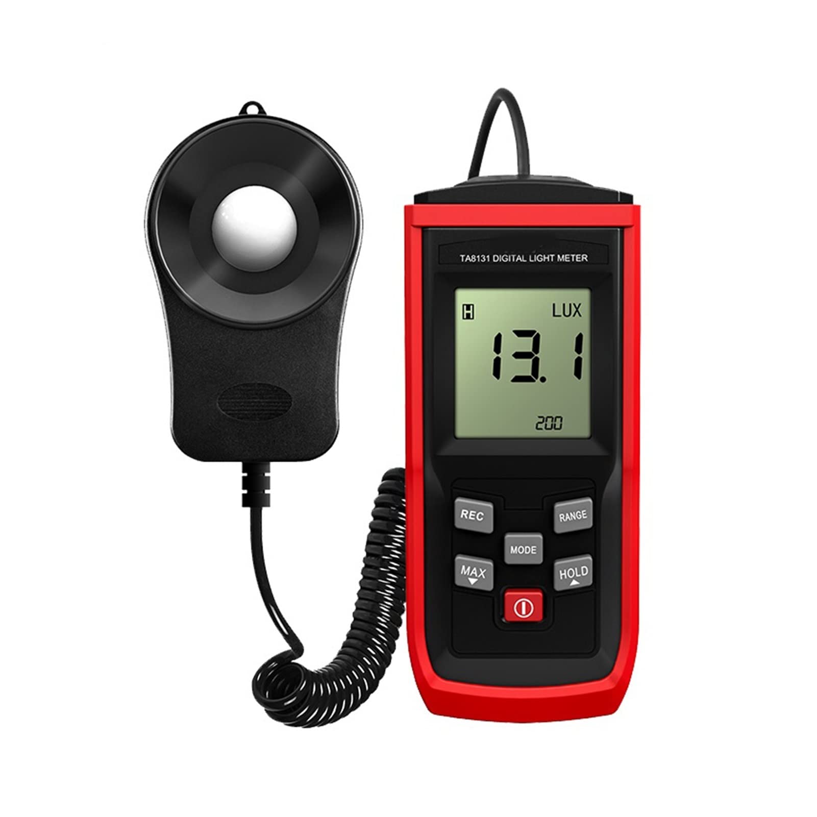 LNHHG Digital Illuminance Meter Handheld High Precision Photometer 100000LUX, Light Illuminator Ambient Temperature Measuring Instrument