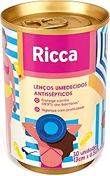 Ricca Lenços Umedecidos Antissépticos 30 unidades