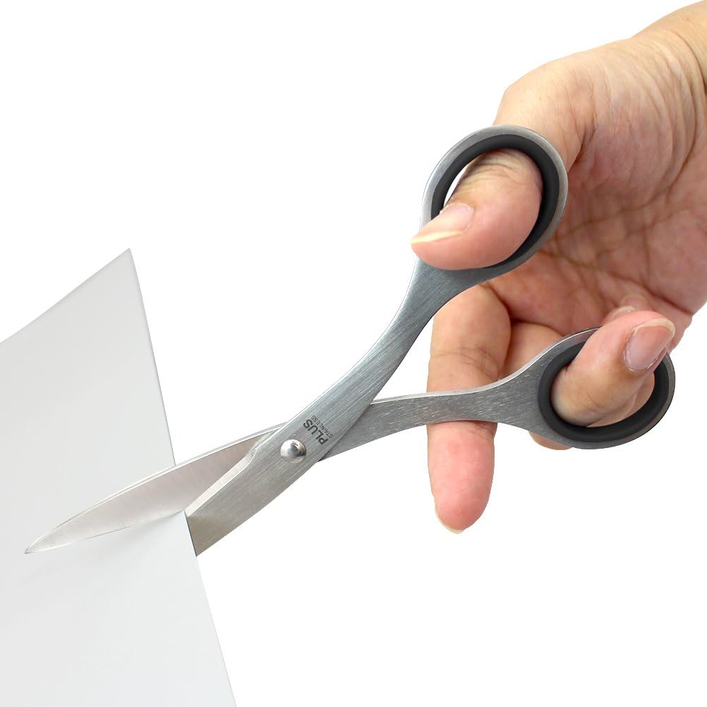 PLUS(プラス) プラス はさみ ステンレスハサミ 刃渡り69mm NO.165 BK ブラック 34-725