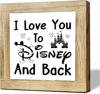 Inspirational Disney Wall Art, Rustic Office Decor - Wood Sign for Desk ...