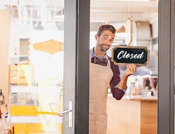 WaaHome Open Closed Sign for Business Stores Door Window