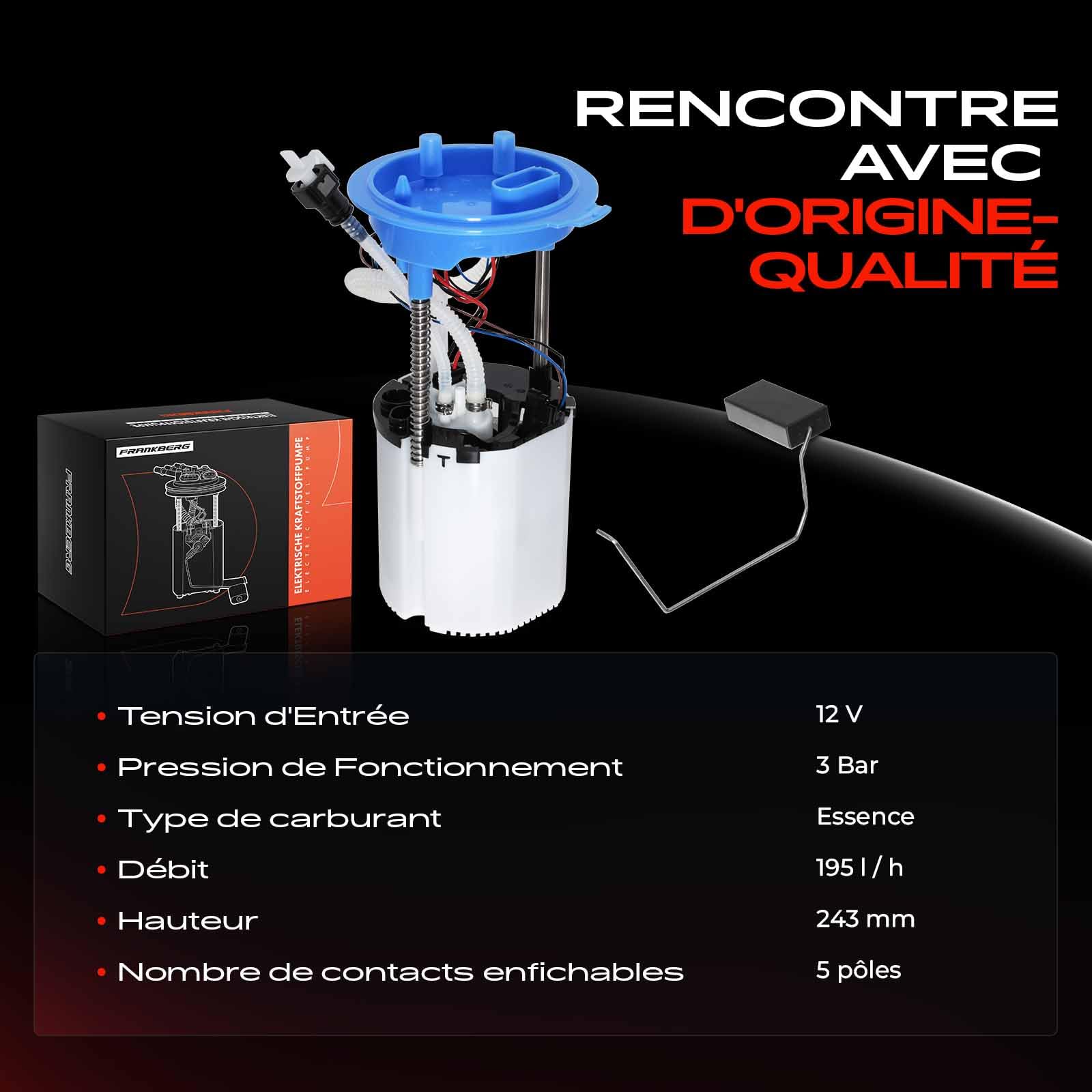 Frankberg Pompe à carburant, pompe à essence
