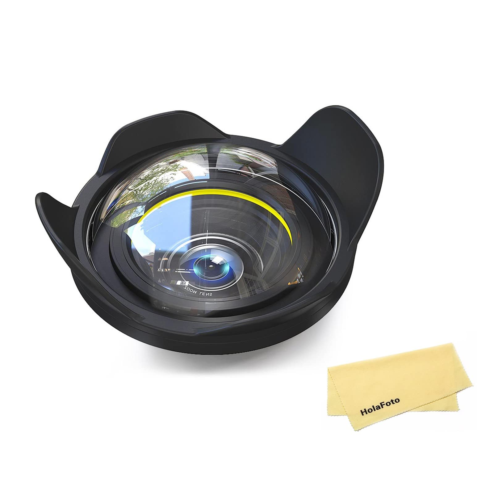 Seafrogs WA-007 [60M/195ft] 67mm Thread 6" Wet Dome Port for Sea Frogs Meikon Underwater Camera Housing Case Diving Fisheye