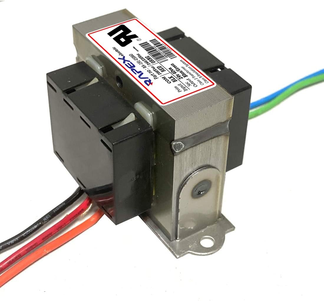 24VAC 40VA Thermostat and Doorbell Transformer, Power Supply Compatible with Nest, Ecobee, Sensi and Honeywell Thermostat, Nest Hello Ring Doorbells | Made in Vietnam