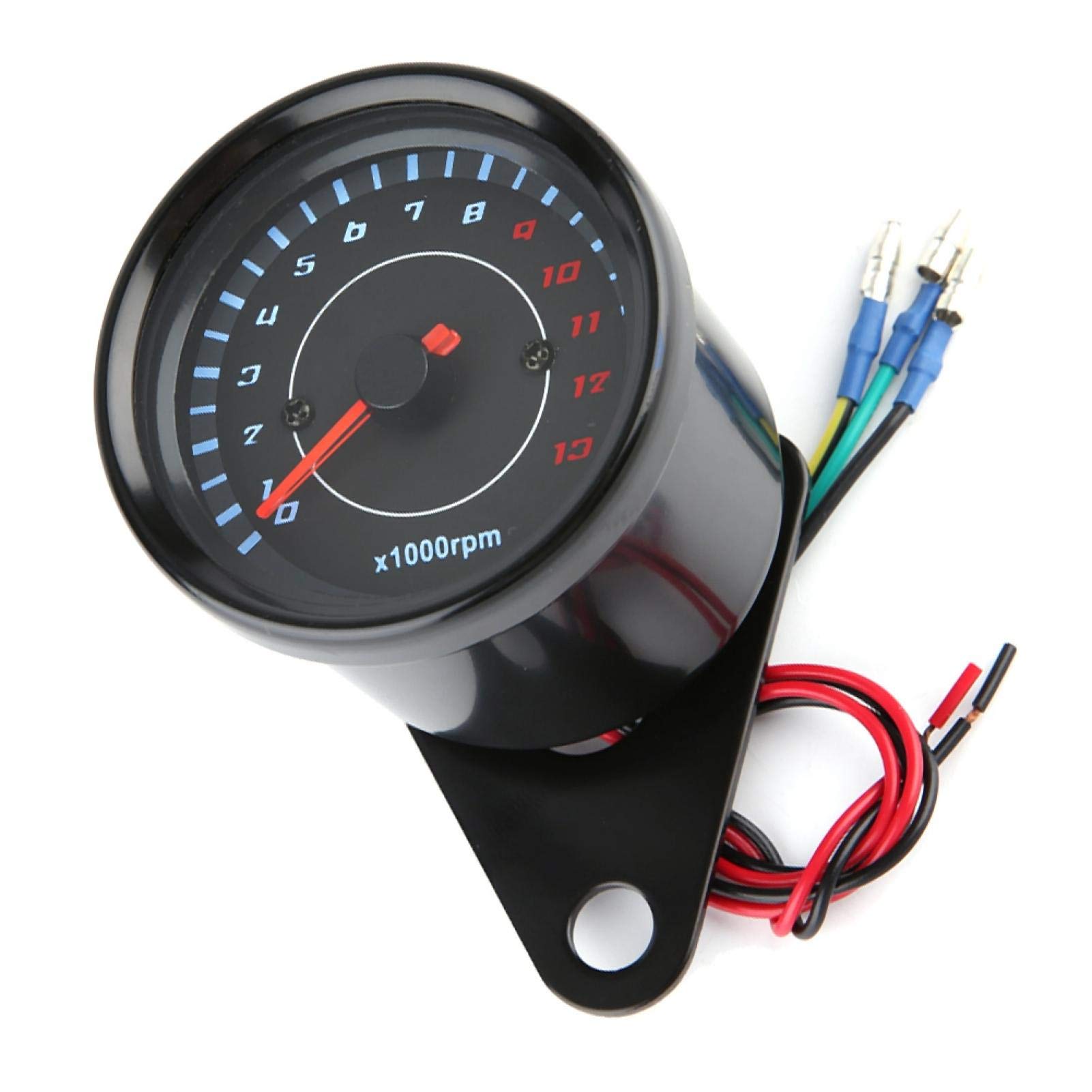 Elektroniczny tachometr zamiennik profesjonalny DC 12 V uniwersalny motocykl LED podświetlenie tachometr elektroniczny miernik tachometr miernik do motocykla instrumenty do