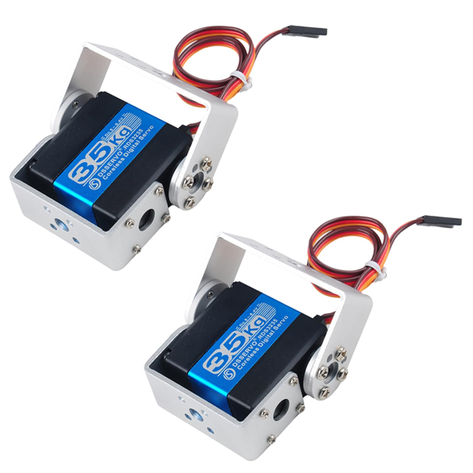 35 kg RDS3235 180 grados Digital Metal Gear Servomotor sin núcleo adecuado para robots teledirigidos, coches, camiones, barcos (2 unidades)