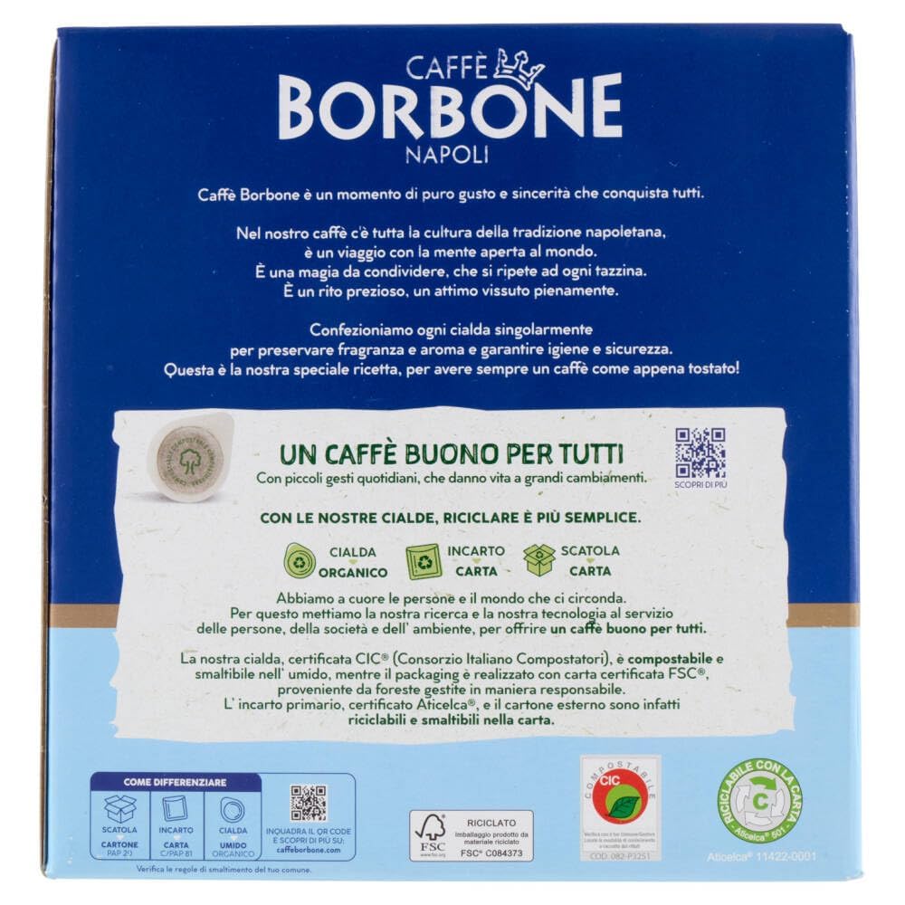 Italian Gourmet Borbone Nobile Kaffeepads 4x50 Stück 1,44kg 200 Pads