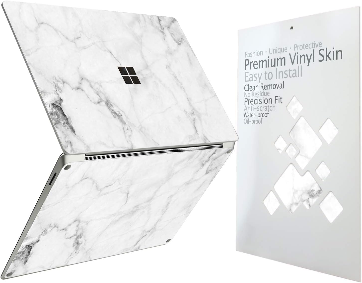 Funda para Surface Laptop 7 de 15 pulgadas ultrafina en vinilo de mármol