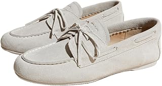 Generic Women's Comfortable Suede Boat Shoes, Bow Tie Slip On Flat Loafers Casual Walking Driving Dress Shoes
