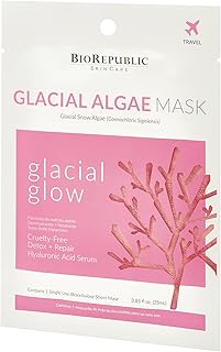 BioRepublic Mascarillas de hoja de algas glac...