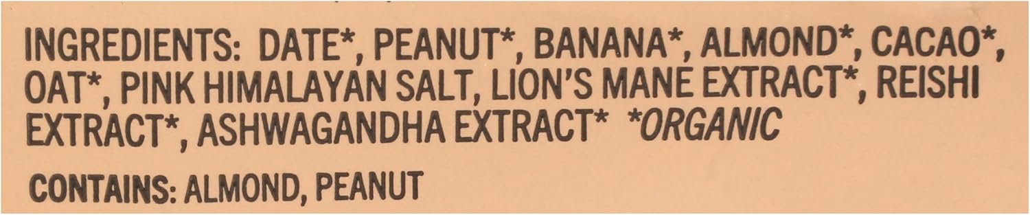 Wise Bar, Mushroom Bar Peanut Banana Organic, 1.9 Ounce - Image 8