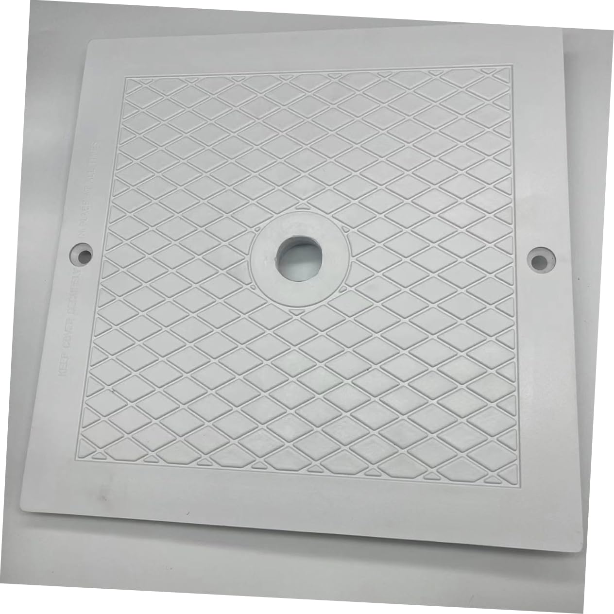 Toddmomy 2 Tapas para Skimmer de Piscina de 10x10 Pulgadas Barrera Protectora de PP, Compatible Versátil para Mantenimiento de Piscina y Repuesto Cuadrado Blanco