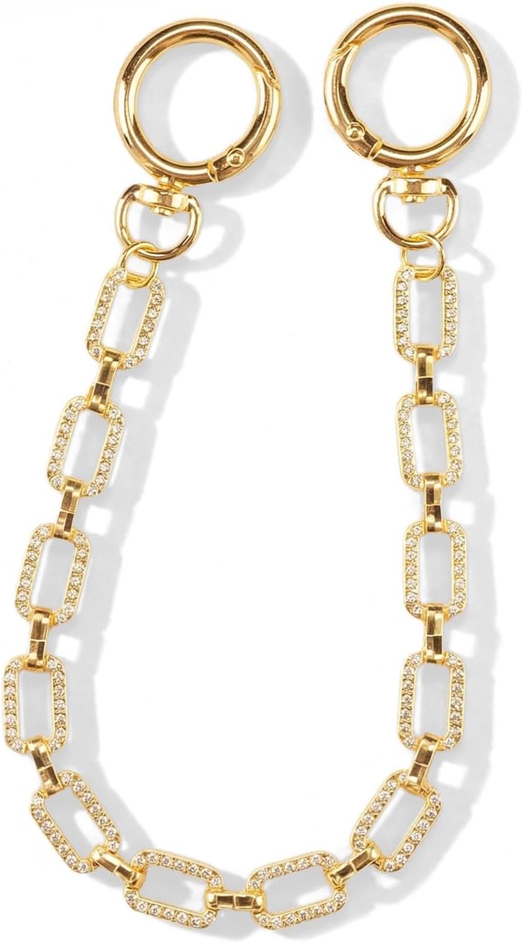 Bag Chain Charm for Handbag, Purse Charms Wallet Chain Charm Jeans Chains, Bag Strap Extender for Women's Purse Chains(Style C) image 2