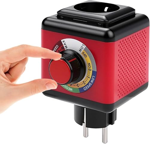 Variateur de Vitesse pour Moteur 220V, Régulateur de Tens…