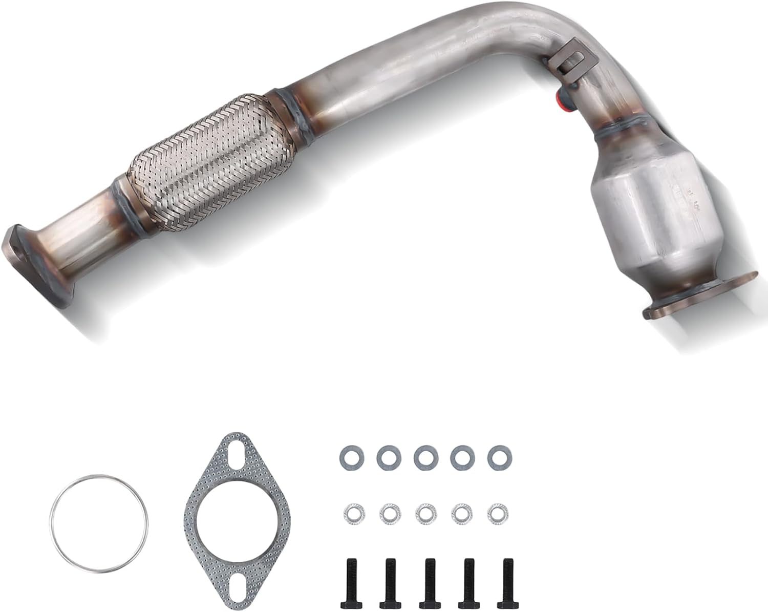 Front Catalytic Converter Direct-Fit Compatible for 2010-2014 Chevrolet Equinox 2.4L, for 2010-2014 GMC Terrain 2.4L, for 2012-2015 Chevrolet Captiva Sport 2.4L, OE# 16796 50507 679544 (EPA Compliant)