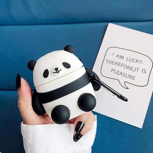 Miniatura 3 de SGVAHY Funda para Airpods 1 y 2, funda para Airpods, funda de silicona suave de dibujos animados Kawaii, funda de carga inalámbrica a prueba de