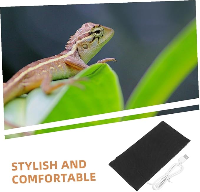 2 piezas tapete térmico USB para reptiles miniatura 3