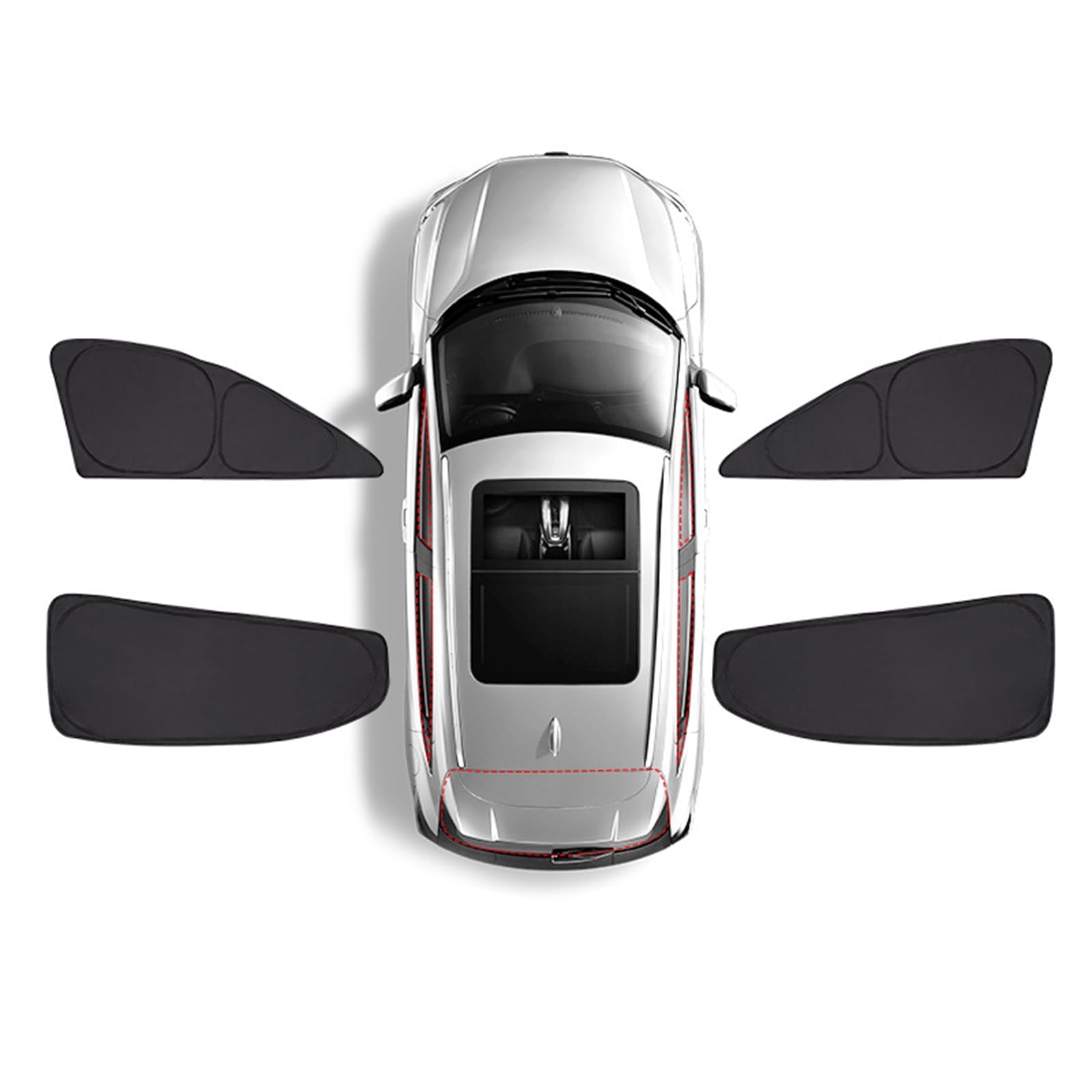 GQCUHMEMY Car Window Shade, for Infiniti QX50 2018+ Durable Side Window Sunshades Blocks UV & Sun Glare Anti-Sun Glare Heat Reduction,A