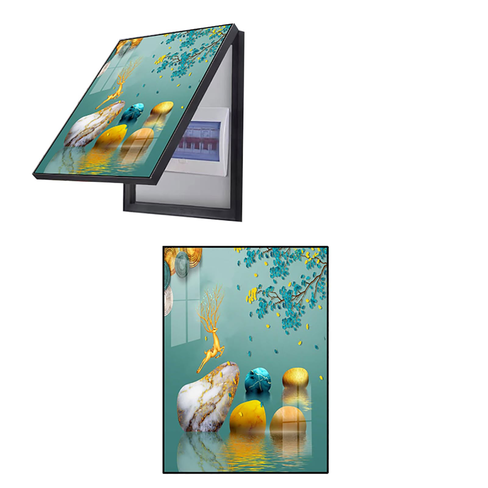 Copertura del Pannello Elettrico Distribuzione Decorativa Nascondi Quadri elettrici