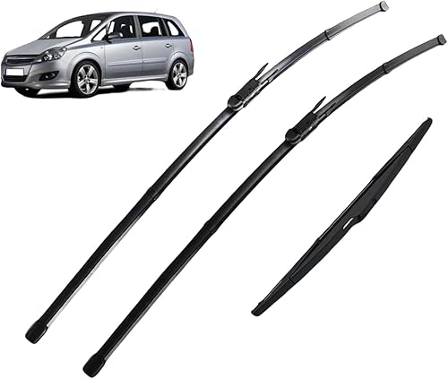 Windshield Wipers Front & Rear Wiper Blades For Opel Zafira B 2005-2011 28"+22"+14" Windshield Wipers Blades