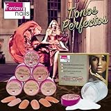 Fantasy Nails Make - Cover (Makeup) Acrylic Powder - set of 6 Works W Dip system