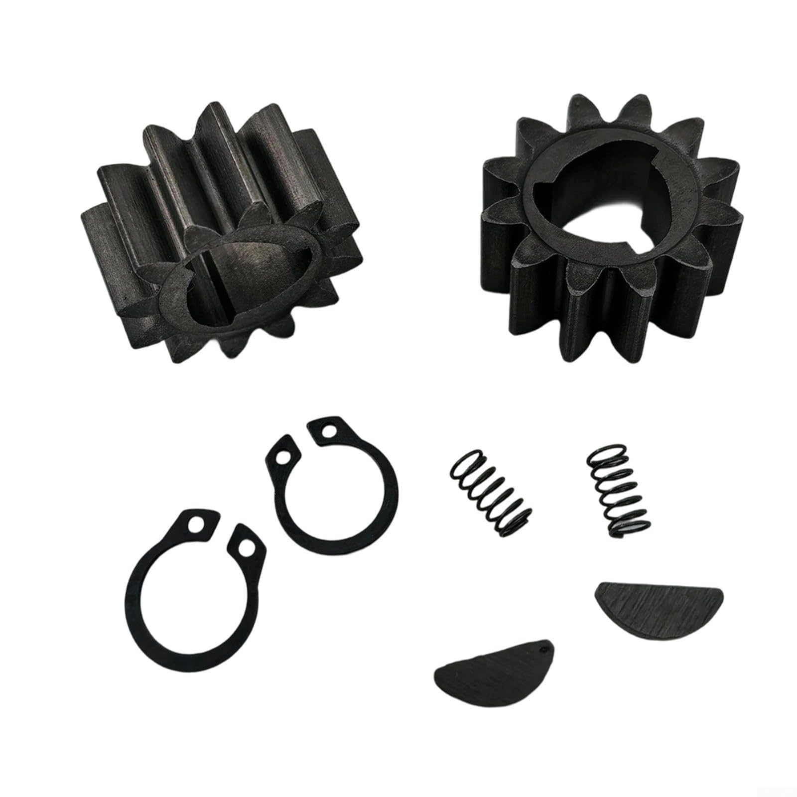 Kit de engranajes de transmisión y ruedas para cortacésped de 8 pulgadas HRN216 VKA VKAA VLAA, plástico de alta resistencia para piezas de repuesto (4 piezas delanteras y traseras + 2