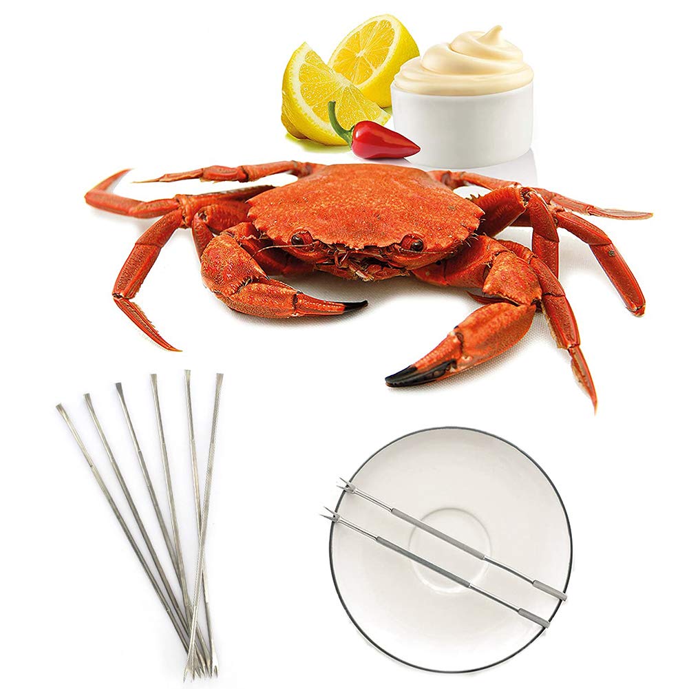 Set 22 Pezzi Per Frutti Di Mare - Forchette, Schiaccianoci E Pinze Per Aragoste E Granchi