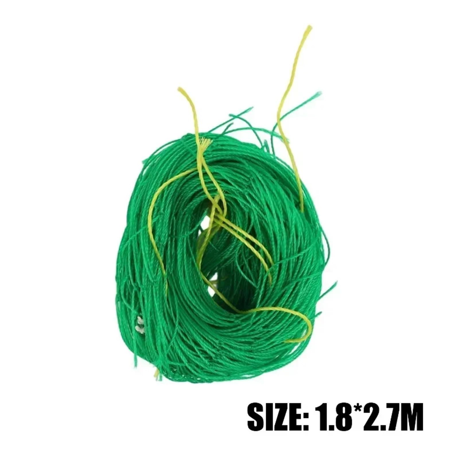 5/1 pz verdura frutta fiori piante rampicanti rete spessa in nylon resistente rete for cetrioli pomodoro uva accessori for la casa giardino(Grenn-1.8x2.7m,5PCS)