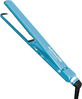 BaBylissPRO Nano Titanium Ultra-Thin Hair Straightener: 5-Inch Extended Plates, Professional Flat Iron for All Hair Types