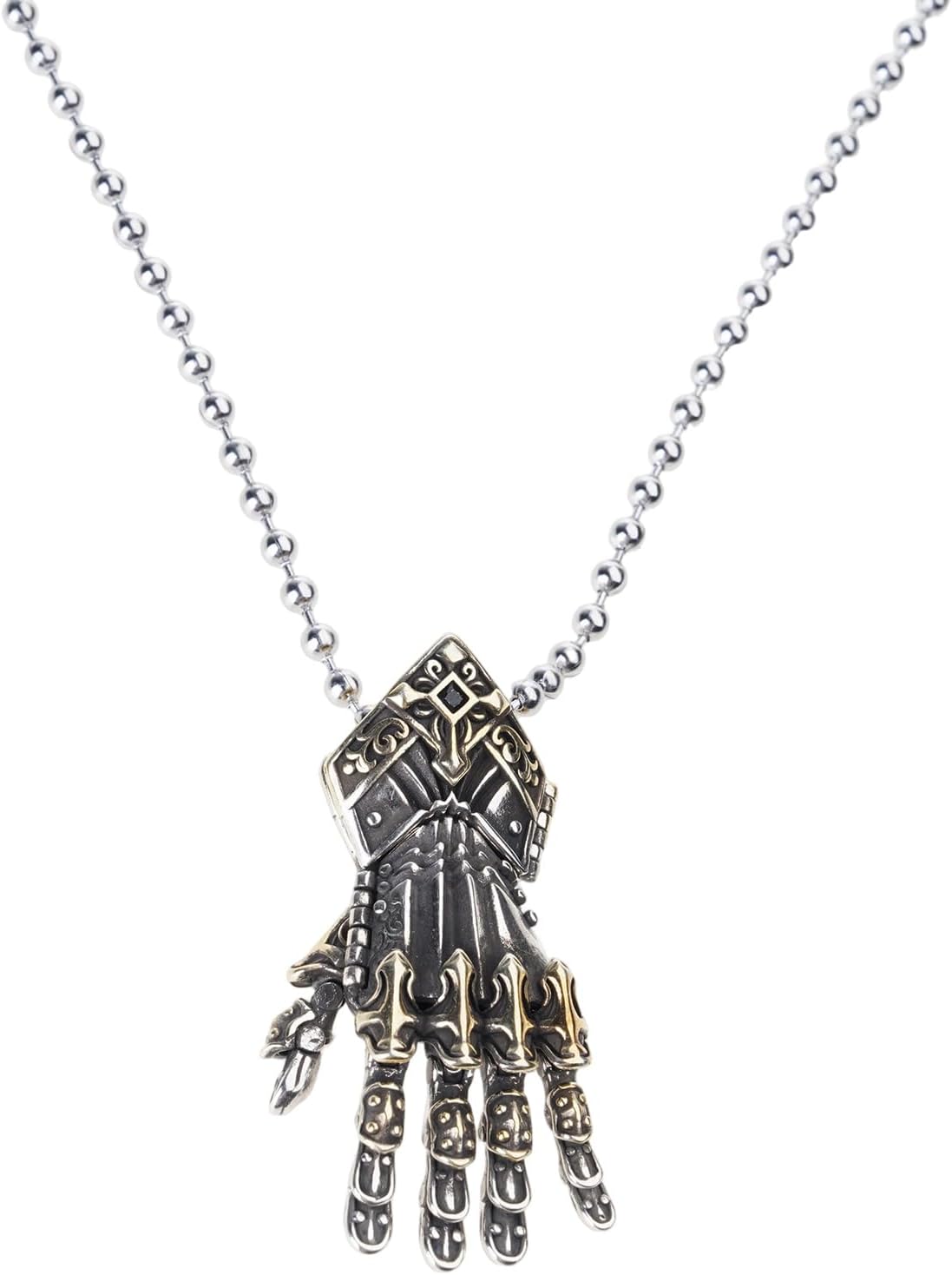 Mechanical Hand Pendant for Men Sturdy Copper Materials Statement Punk Ornament Delicate Jewelry Findings Punk Styles Copper Mechanical Hand Charm Statement Ornament