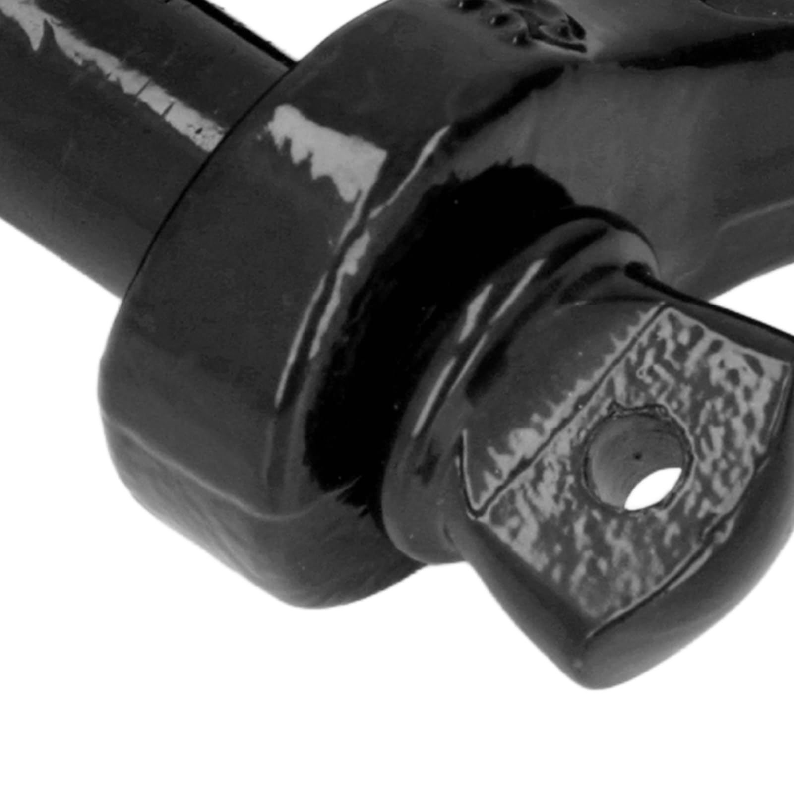 Keenso Manilles pour Remorquage, Manille à Anneau en D 8T, capacité de Charge de 17 600 LB, Résistance à la Rupture de 32 T, 70 400 LB, Goupille de 7 à 8 Pouces pour la Récupération du (Black)