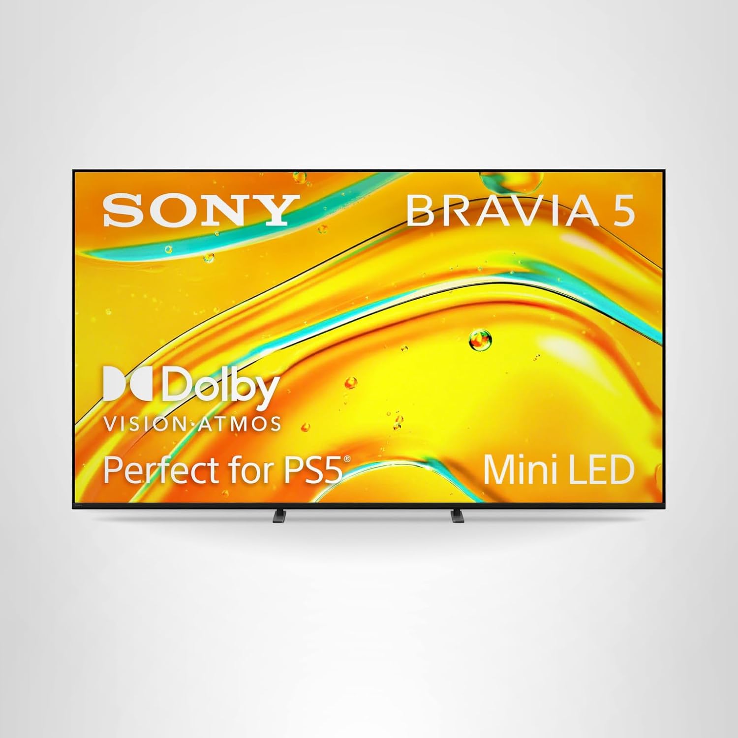 Sony BRAVIA 5 85 Inch TV, Mini LED, 4K Smart Google TV, XR Processor with AI Technology,120hz Television with Dolby Vision/Atmos, Exclusive Features for PlayStation®5, K-85XR50, 2025 Model