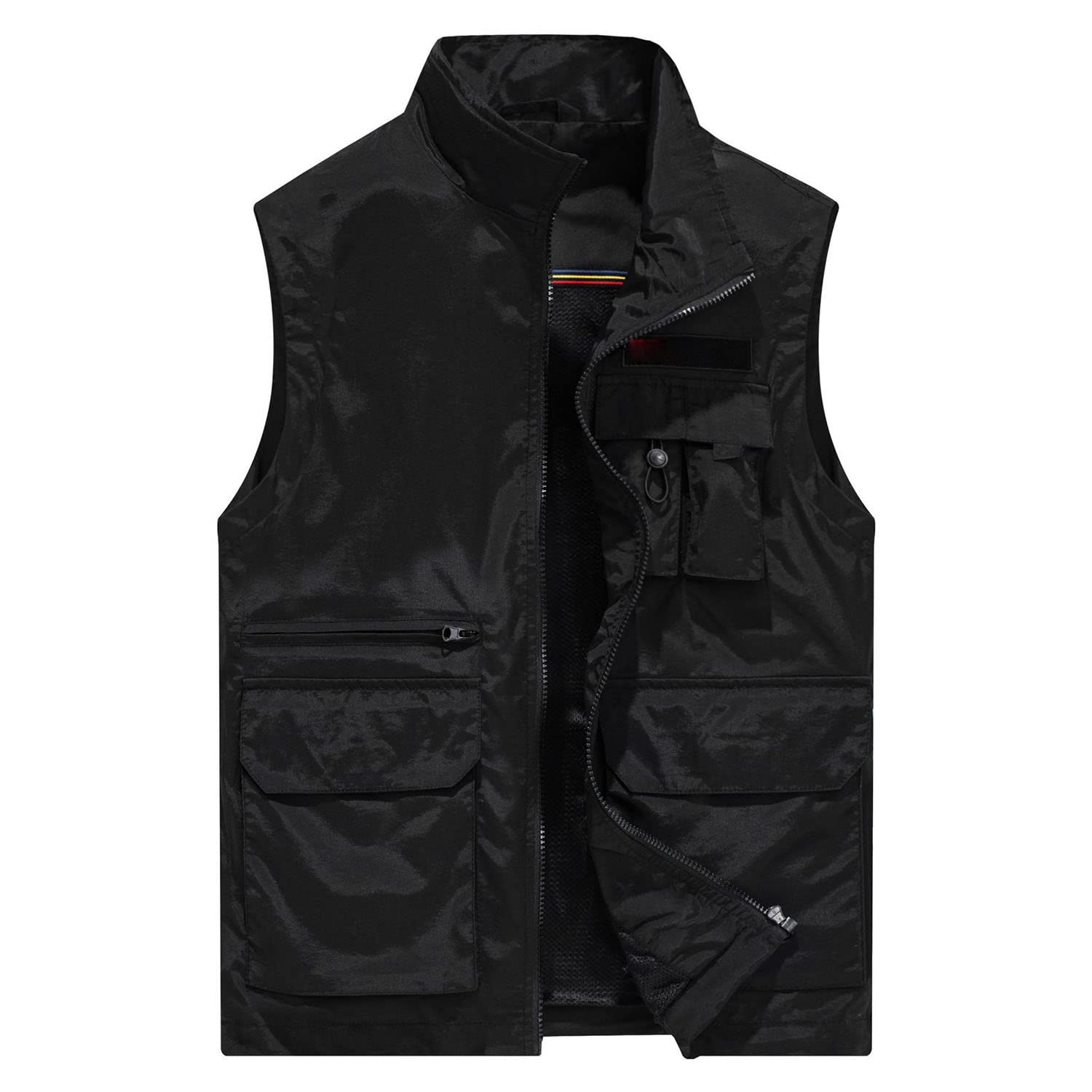 Chaleco Multibolsillo para Hombre Chaleco Transpirable De Verano para Exteriores Chaqueta De Pesca Informal para Fotografía Y Senderismo