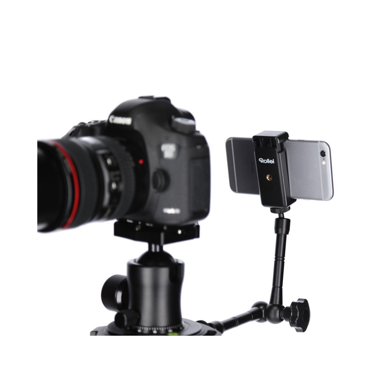 Rollei trépied articulé I Un Bras articulé Flexible Magic Arm/Bras articulé pour Le Montage d'accessoires pour Votre Smartphone I jusqu'à 1kg de Charge utile