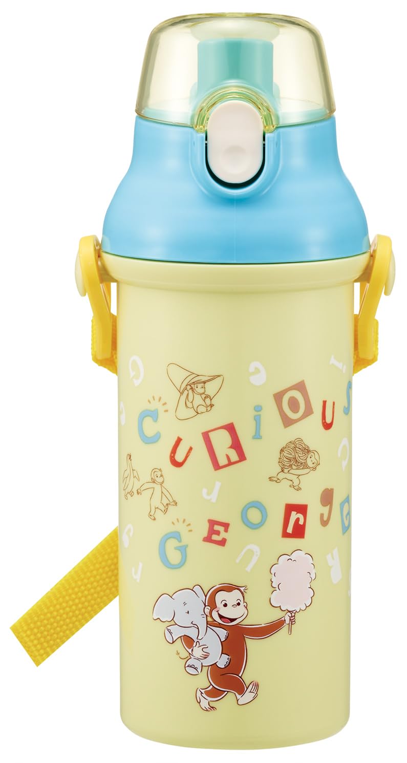 Skater PSB5SAN-A Curious George Children's Direct Drinking Water Bottle 16.2 fl
