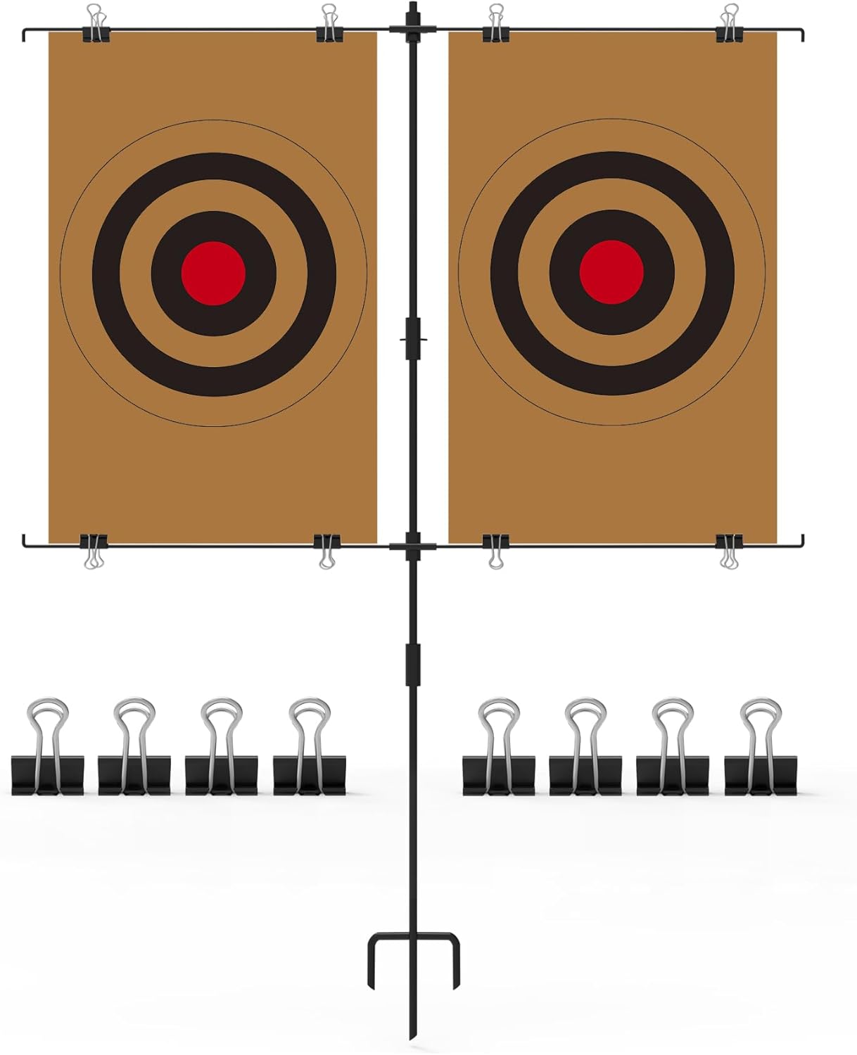 KNINE OUTDOORS Adjustable Shooting Target Stands, Paper Target Stand ...