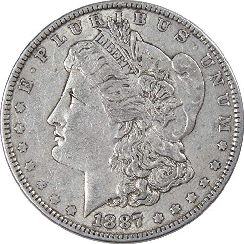 1887 Morgan Dollar VF Very Fine 90% Silver $1 US