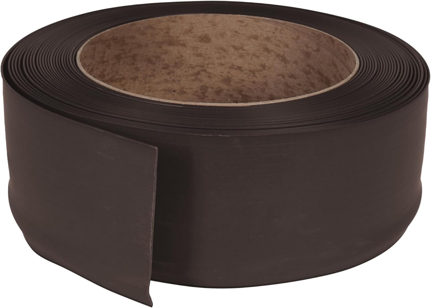 M-D Building Products 4-Inch x 60-Feet Dry Back Vinyl Wall Base, Flexible Dry Back Vinyl Trim with Toe - Easy Install Molding Trim for Floors and Baseboards, Brown (73900)
