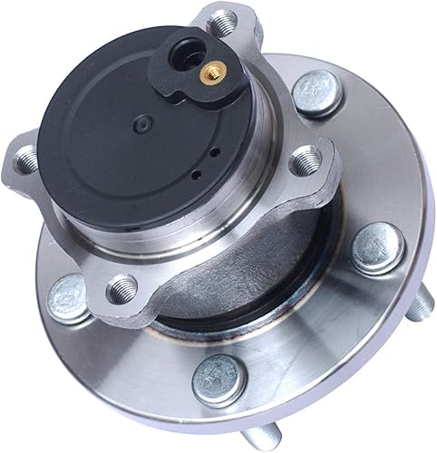 Miniatura 2 de 512347 Cojinete de rueda trasera y conjunto de cubo compatible 2004-2013 Mazda 3 2006-2015 Mazda 5 FWD 5 Lug WABS