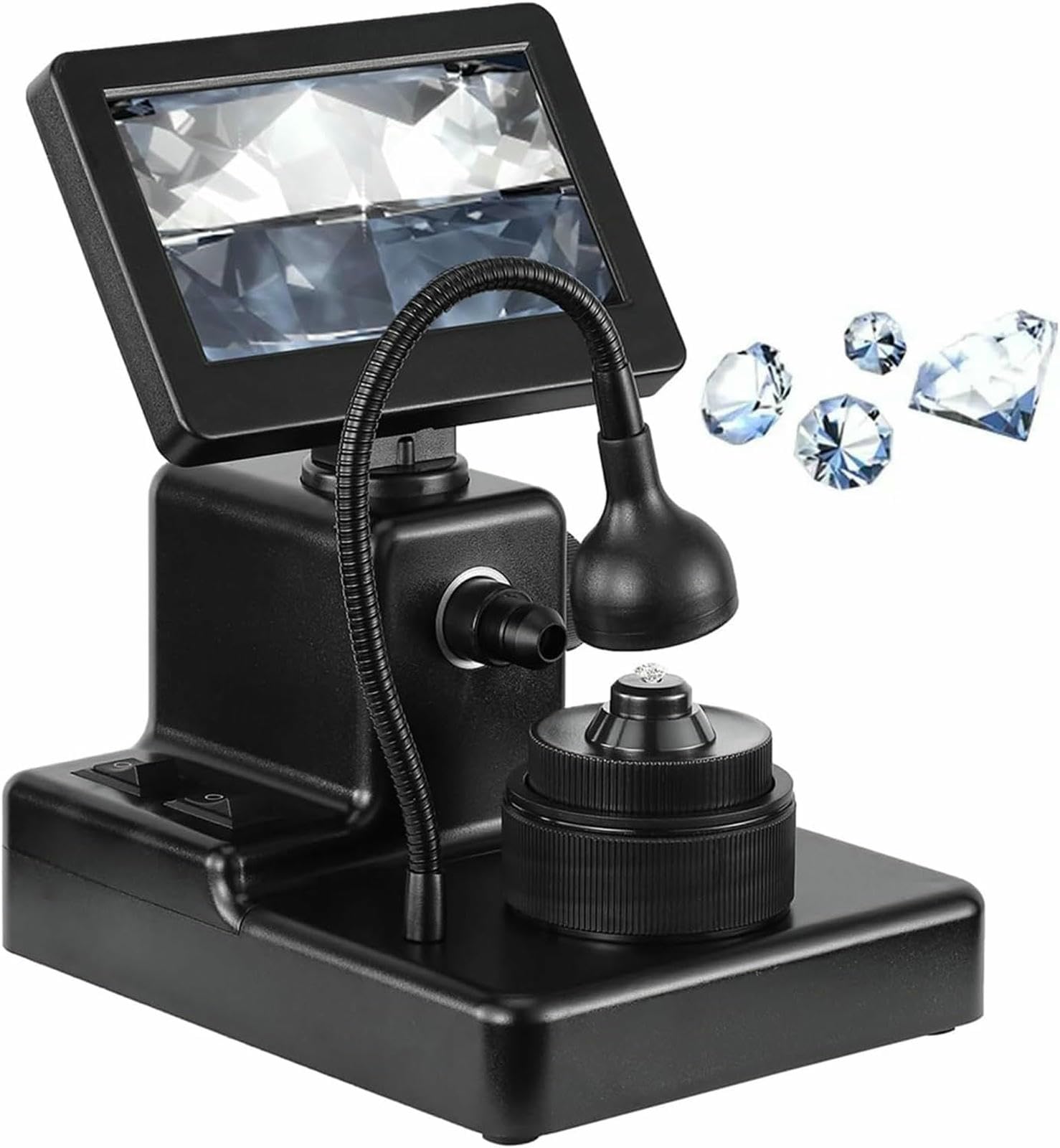Microscope numerique grossissement 1000x pour verifier l'authenticite des bijoux et pieces