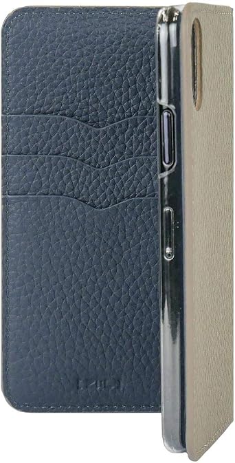 iPhone16Pro Case Folio Smartphone Case Bi-color Genuine Leather iPhone 16pro Case iPhone16pro Case iPhone 16Pro Case Navy Smartphone Cover Mobile Cover ZI L Geel L