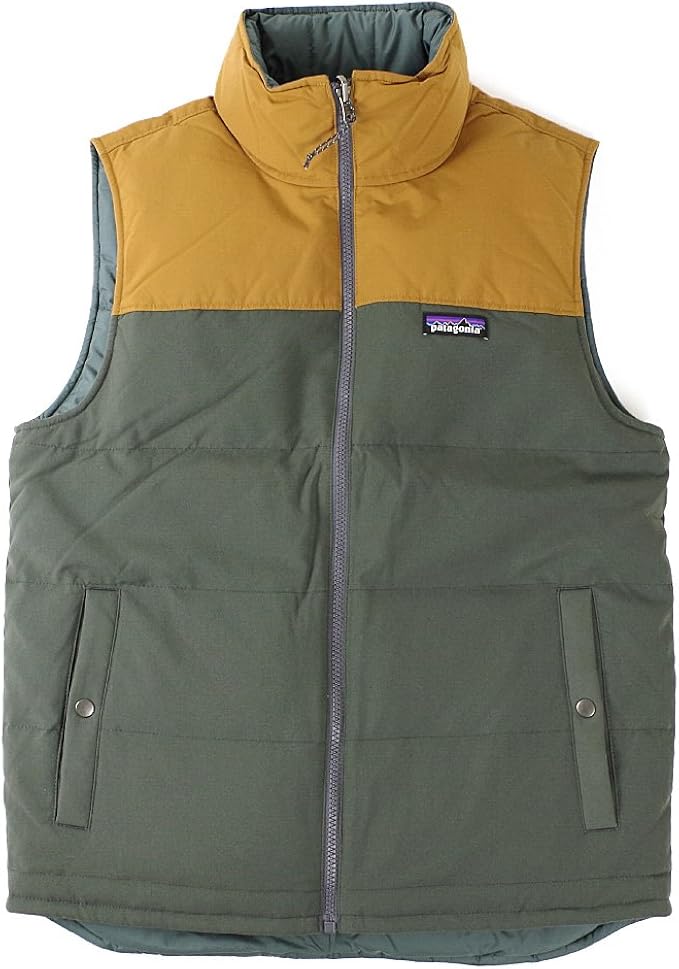Amazon Patagonia パタゴニア メンズ リバーシブルビビーダウンベスト フォージグレー ベアブラウン Fybb Xl ベスト 通販