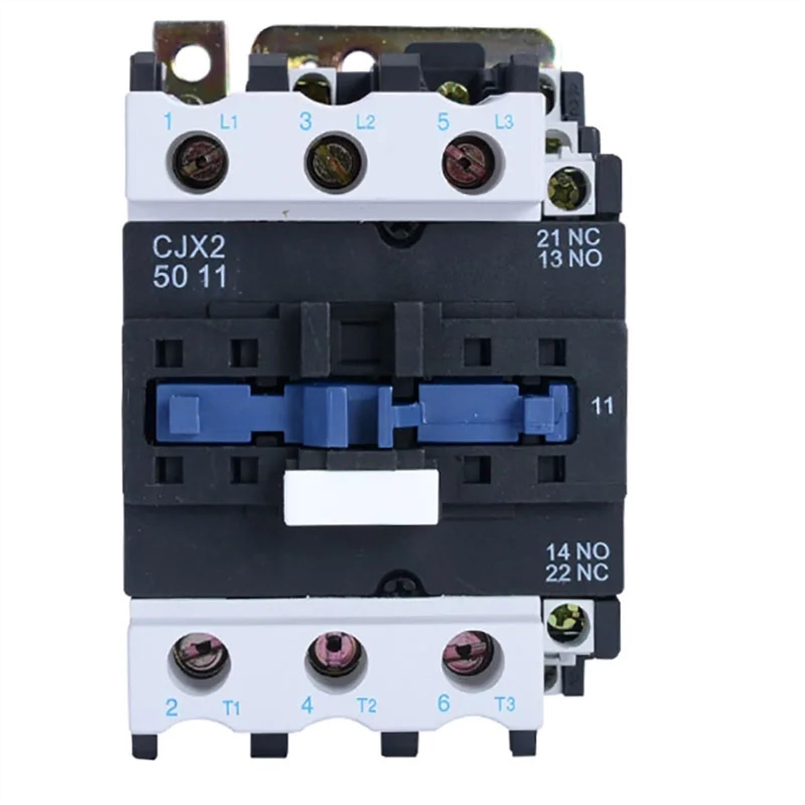 Stycznik AC CJX2 24 V/36 V/110 V/220 V/380 V, gruba srebrna końcówka, 4011 5011 6511, 8011, 9511, 1 sztuka/zestaw (Cjx2-5011,380V)