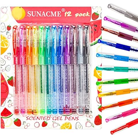 sunacme Fruity Scented Gel Ink Pens Cover