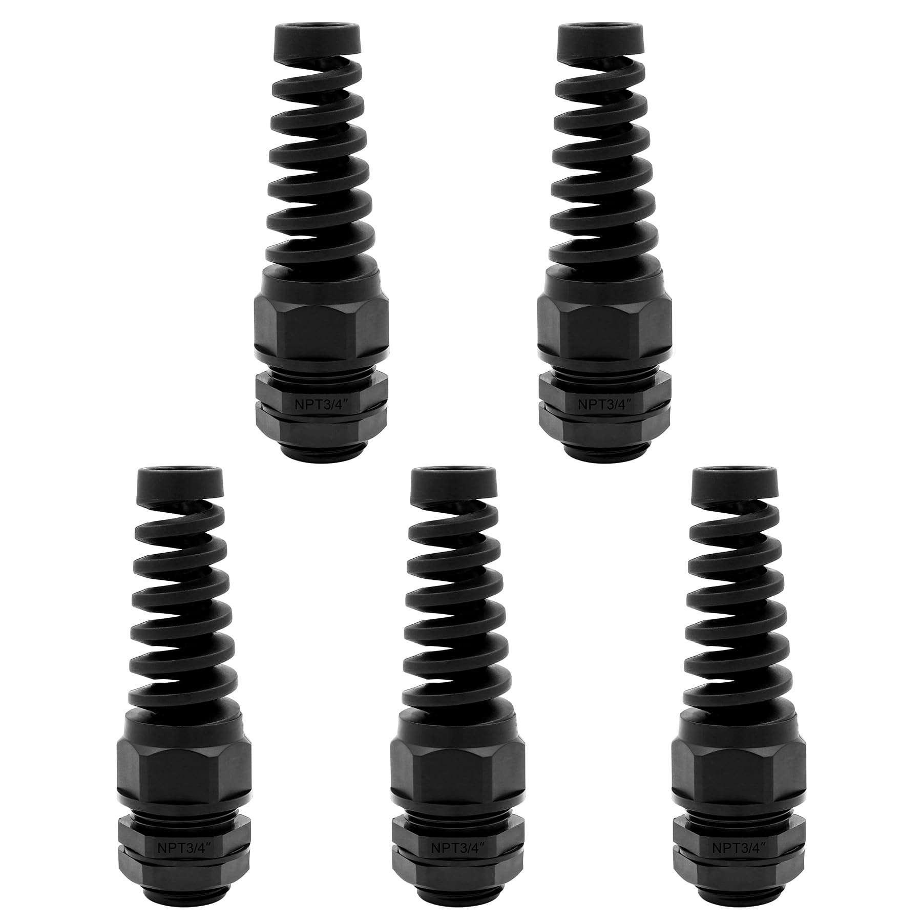 Strain Relief Cable Glands - Waterproof NPT Connectors -15