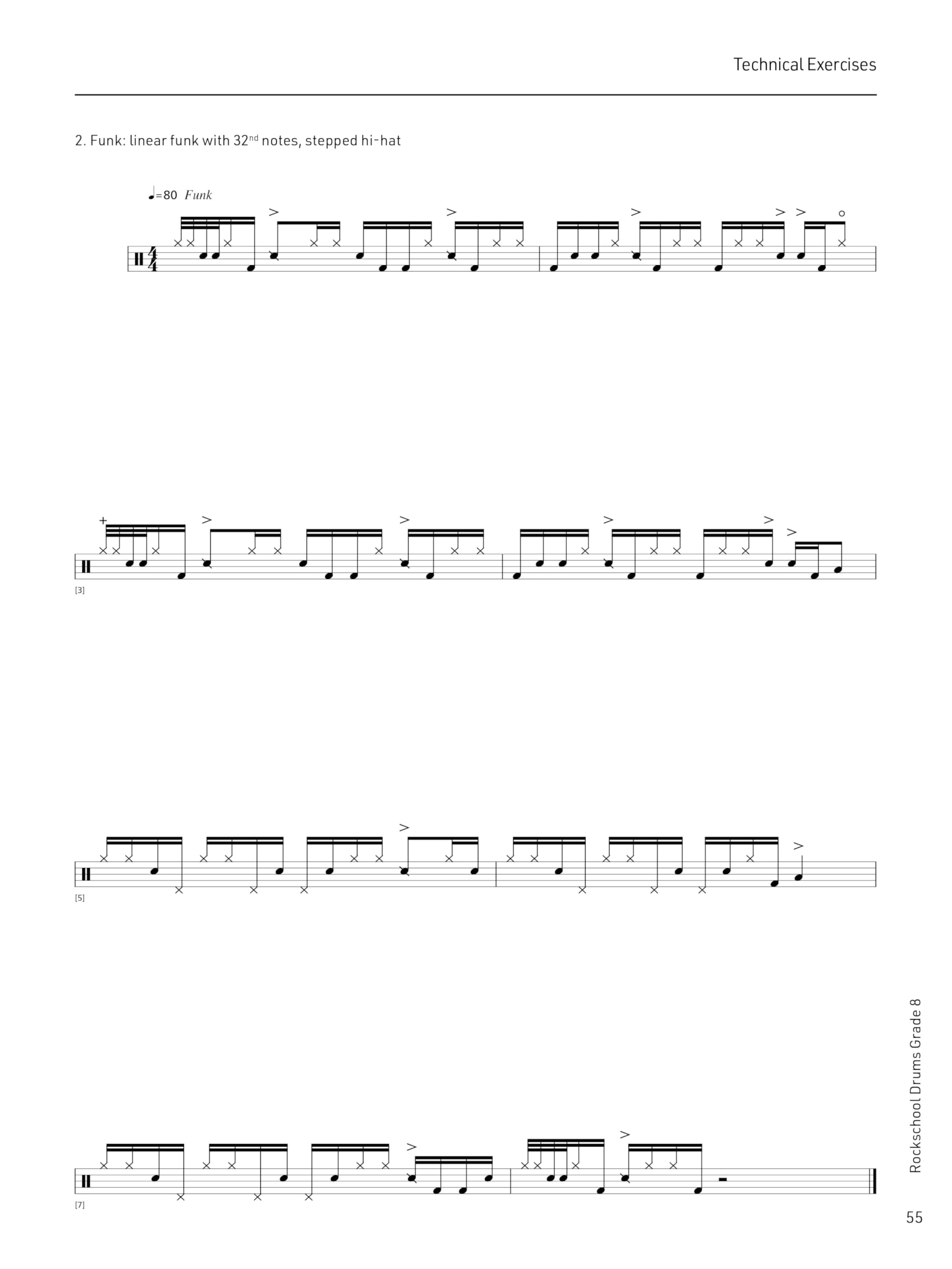 Rockschool: Drums - Grade 8 (2024) | Advanced Drum Sheet Music and Practice Guide for Students | 9 Performance Pieces with Techniques, Sight Reading, Aural Tests and Contemporary Music Study